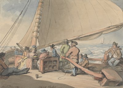 Un voilier néerlandais dans une brise qui se lève - Thomas Rowlandson