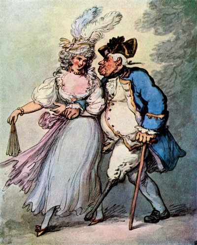 Une frégate française remorquant un navire de guerre anglais dans le port, fin XVIIIe-début XIXe siècle, 1929 - Thomas Rowlandson