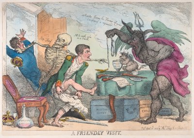 Une visite amicale, 16 avril 1814 - Thomas Rowlandson