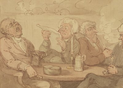 Un Club de Gentlemans - Thomas Rowlandson