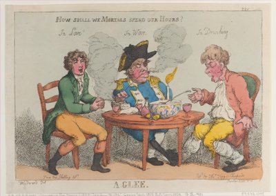 Un Glee, 1er mars 1808 - Thomas Rowlandson
