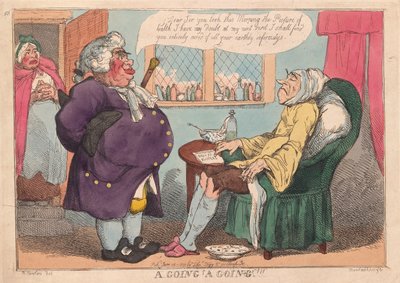 À vendre, à vendre !!, pub. 1813 - Thomas Rowlandson