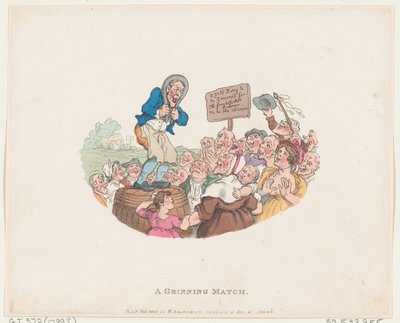 Un concours de grimaces - Thomas Rowlandson