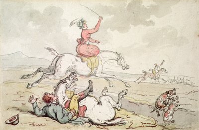 Un incident de chasse - Thomas Rowlandson