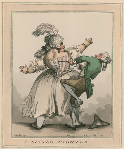 Un peu plus serré - Thomas Rowlandson