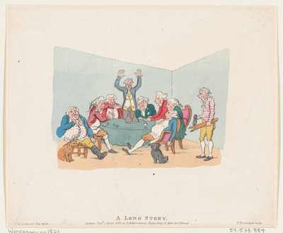 Une longue histoire, 1803 rééditée après 1821 - Thomas Rowlandson