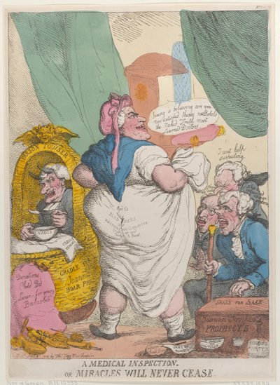 Une Inspection Médicale ou Les Miracles Ne Cesseront Jamais, 15 septembre 1814 - Thomas Rowlandson