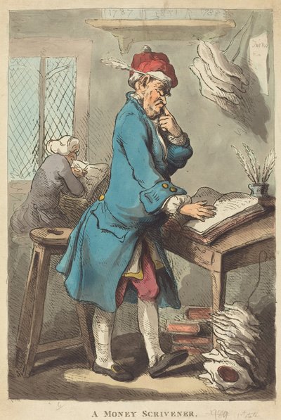 Un Écrivain Public - Thomas Rowlandson