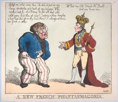 Une nouvelle fantasmagorie française, 1803 - Thomas Rowlandson