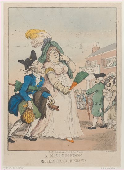 Un imbécile, ou mari dominé, 24 avril 1807 - Thomas Rowlandson