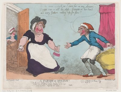Parodie de Milton - Thomas Rowlandson
