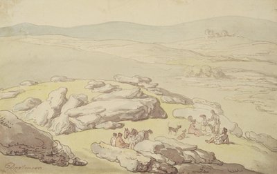 Un pique-nique sur Dartmoor - Thomas Rowlandson