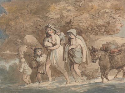 Un potier revenant du marché - Thomas Rowlandson