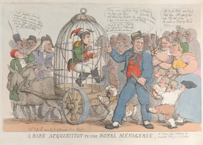 Une acquisition rare pour la ménagerie royale, 28 juillet 1815 - Thomas Rowlandson