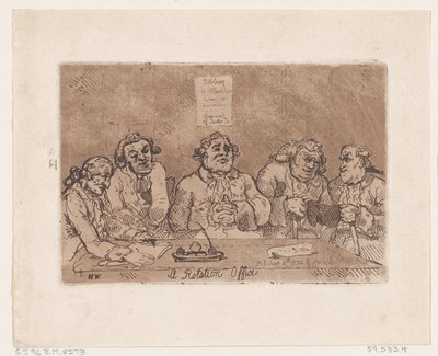 Un bureau de rotation, 8 juin 1774 - Thomas Rowlandson