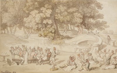 Des vacances sociales, 1820 - Thomas Rowlandson