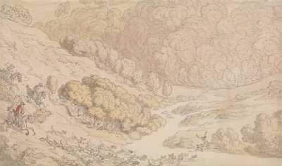 Une chasse au cerf dans le West Country - Thomas Rowlandson