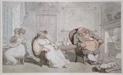 Un baiser volé - Thomas Rowlandson