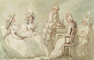 Une fête de thé - Thomas Rowlandson