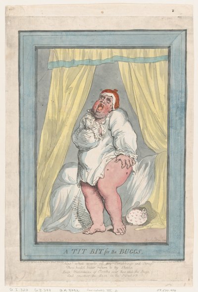 Un petit morceau pour les insectes, 25 mai 1793 - Thomas Rowlandson