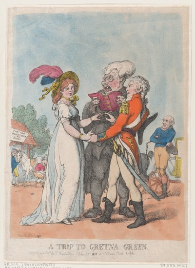 Un voyage à Gretna Green, 1803 - Thomas Rowlandson