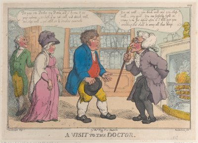 Une visite chez le docteur - Thomas Rowlandson