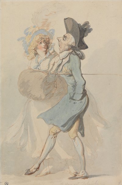 Une débauchée à bout de forces - Thomas Rowlandson