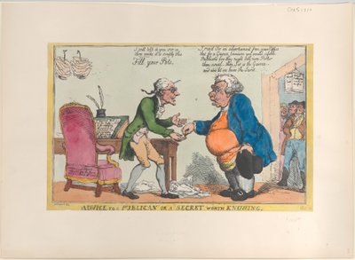 Conseil à un publicain, ou un secret à connaître, 1810 - Thomas Rowlandson