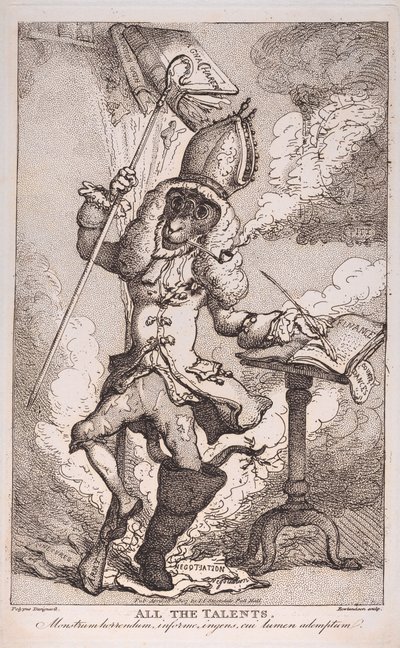 Tous les talents, 18 avril 1807 - Thomas Rowlandson