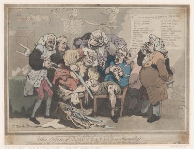 Amputation, 17 février 1786 - Thomas Rowlandson