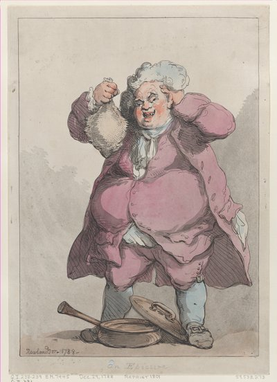 Un épicurien, [29 décembre 1788], réédité en 1801 - Thomas Rowlandson