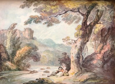 Un idylle, vers 1815 - Thomas Rowlandson