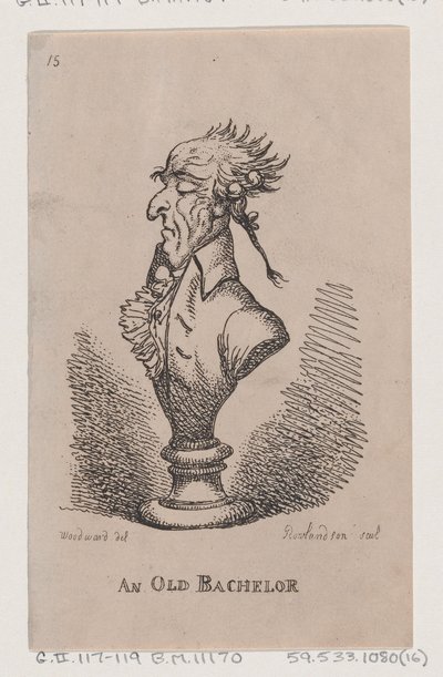 Un vieux célibataire - Thomas Rowlandson