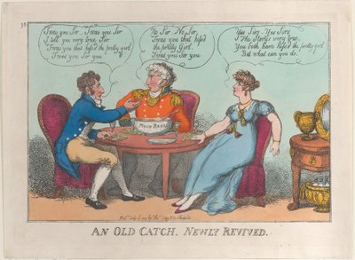 Un vieux chant, nouvellement ravivé - Thomas Rowlandson