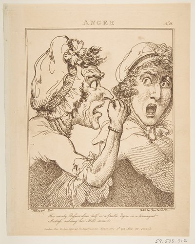 Colère, 21 janvier 1800 - Thomas Rowlandson