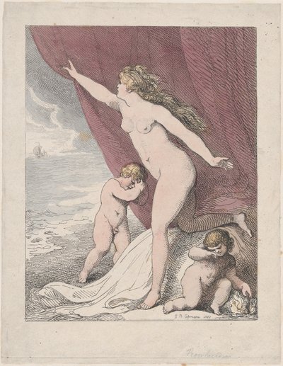 Ariane abandonnée par Thésée, 1790-99 - Thomas Rowlandson