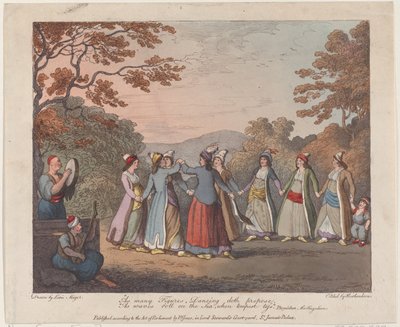 Autant de figures, la danse propose, Autant de vagues roulent sur la mer, quand la tempête fait rage, 31 juillet 1804 - Thomas Rowlandson