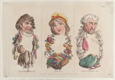 Barberorum, Flora, Lawyerorum, 15 août 1800 - Thomas Rowlandson