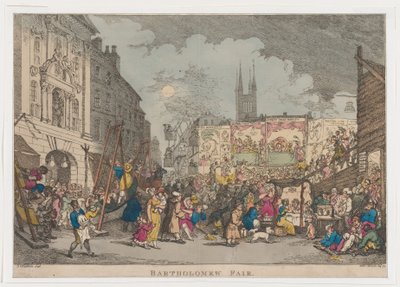 Foire de Bartholomew, 1807 - Thomas Rowlandson