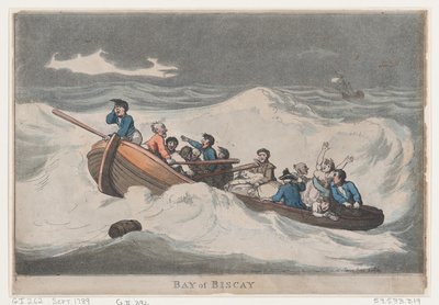 Baie de Biscaye, septembre 1789 - Thomas Rowlandson