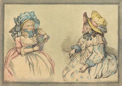 Beautés, publié en 1792 - Thomas Rowlandson