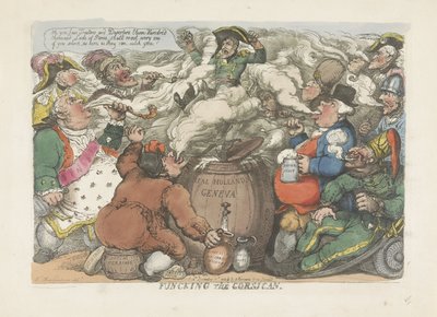 Beroking van de Corsicaan - Thomas Rowlandson