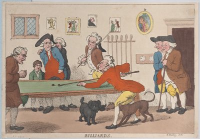 Billard - Thomas Rowlandson