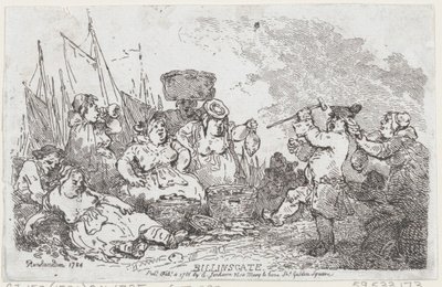 Billingsgate, 4 février 1786 - Thomas Rowlandson