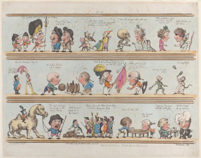 Bordures pour pièces et halls, Planche 10, 10 juillet 1799 - Thomas Rowlandson