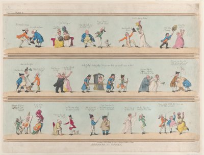 Bordures pour pièces, Planche 2, 25 mars 1799 - Thomas Rowlandson