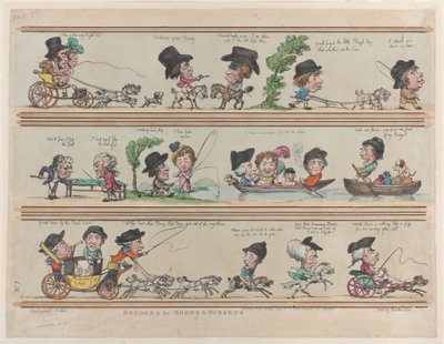 Bordures pour pièces et écrans, Planche 7, 10 mai 1799 - Thomas Rowlandson