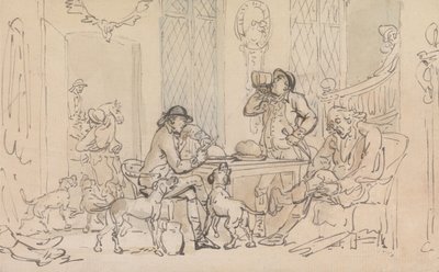 Petit-déjeuner avant la chasse - Thomas Rowlandson