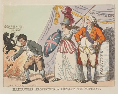 La protection de la Grande-Bretagne, ou La loyauté triomphante - Thomas Rowlandson