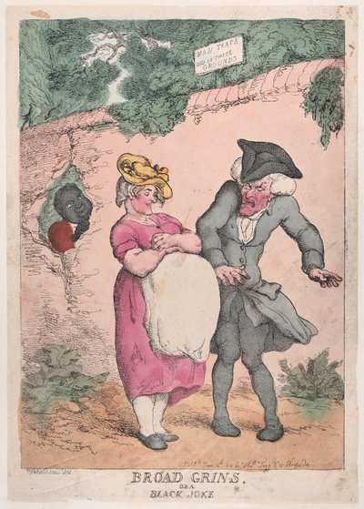 Large sourire, ou une blague noire - Thomas Rowlandson